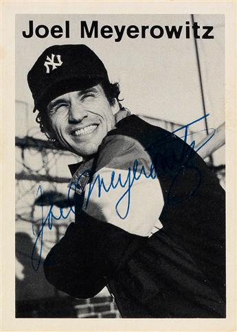 MIKE MANDEL (1950- ) Complete set of 134 Baseball Photographer Trading Cards, including 64 that are signed.